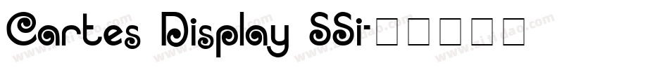 Cartes Display SSi字体转换